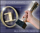 1. Platz Besucher Award in der Ksat. Allgemein am 30.09.2012
